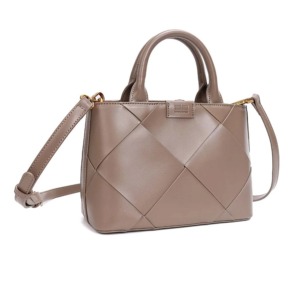 Bolsa Tote Soft Alça Dupla Cinza Fog - vista 2 de 9
