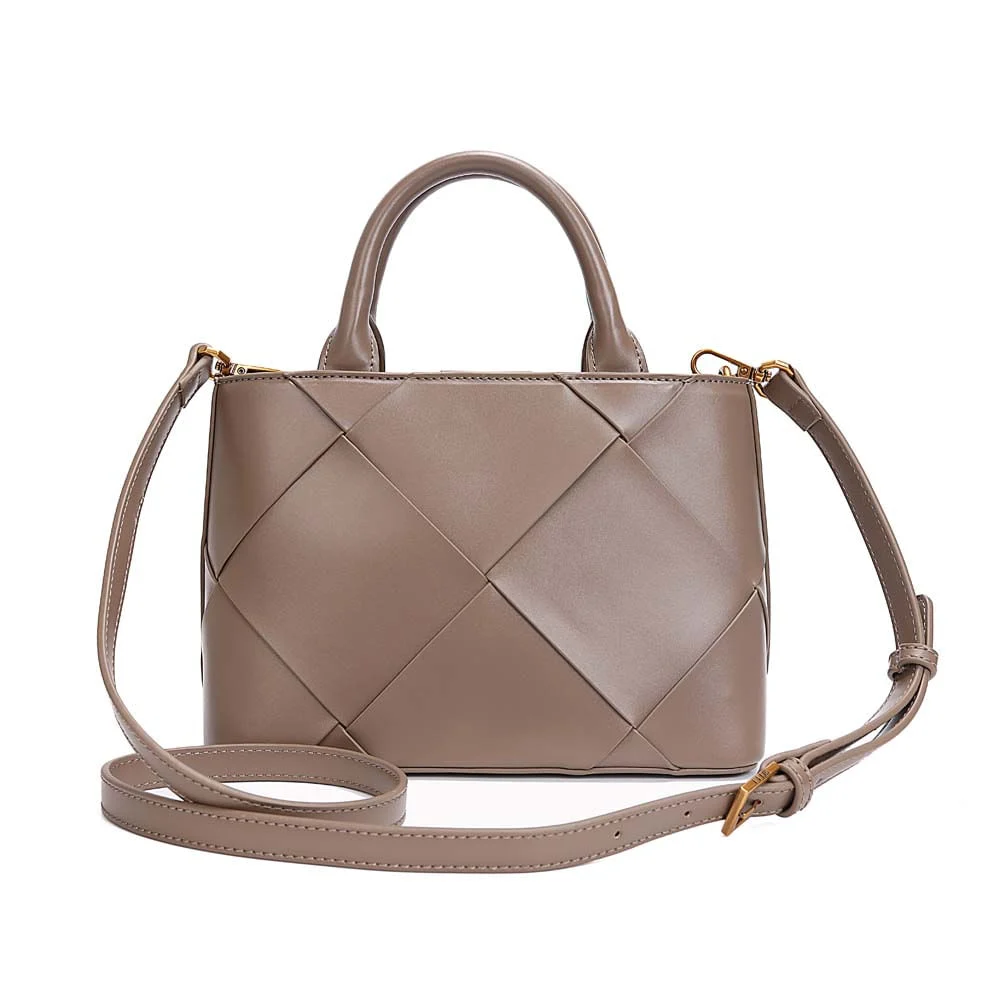 Bolsa Tote Soft Alça Dupla Cinza Fog - vista 5 de 9
