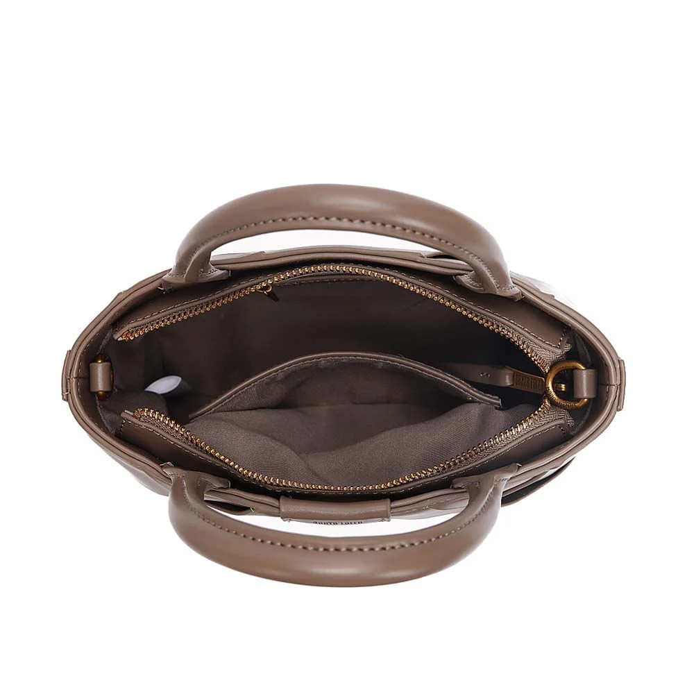 Bolsa Tote Soft Alça Dupla Cinza Fog - vista 7 de 9