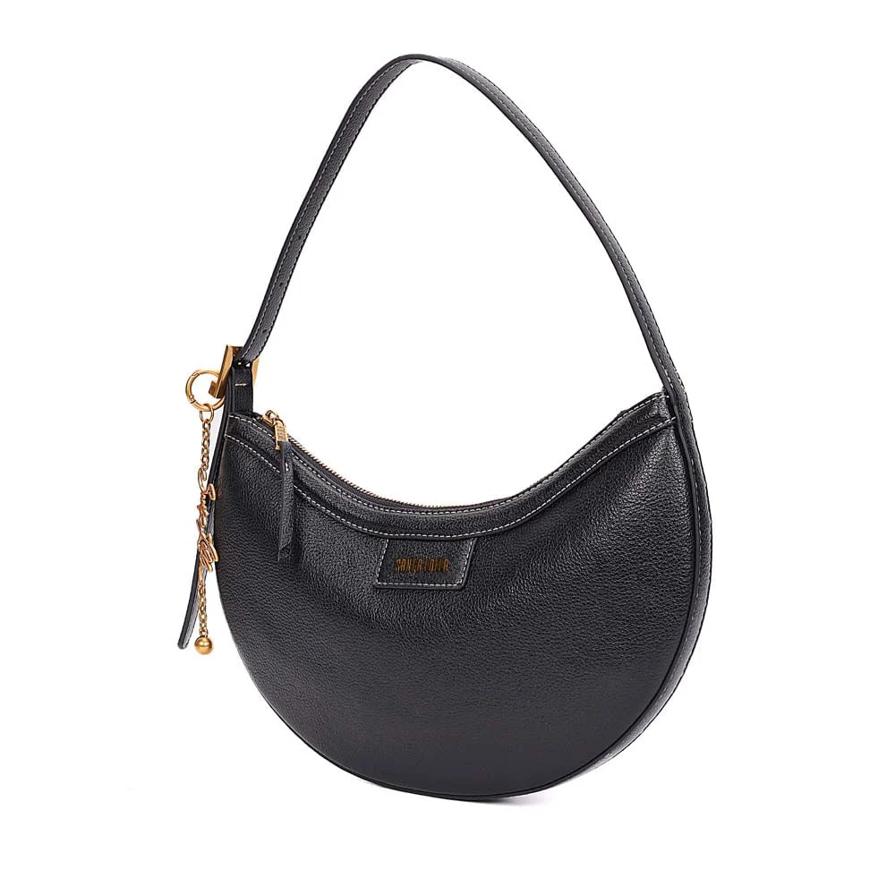 Bolsa Meia Lua Floater Alça De Ombro Preta - vista 3 de 7