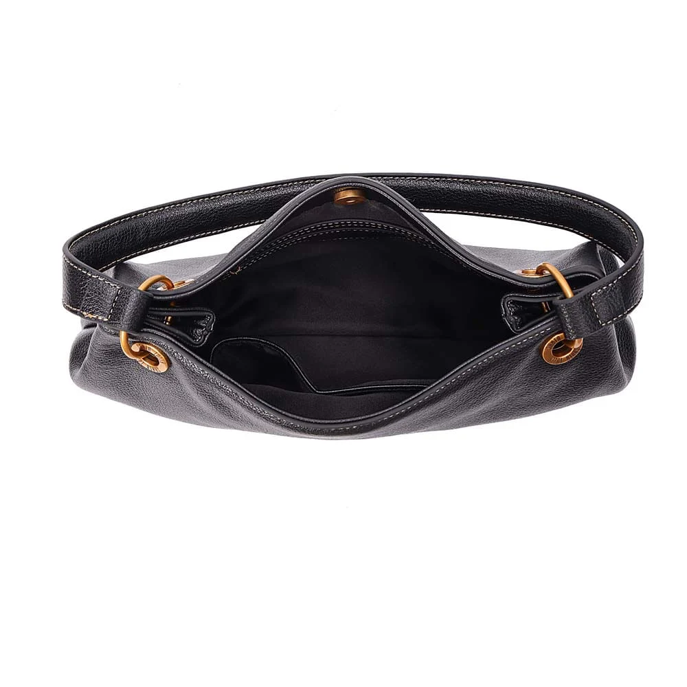 Bolsa Hobo Floater Alça De Ombro Preta - vista 7 de 7