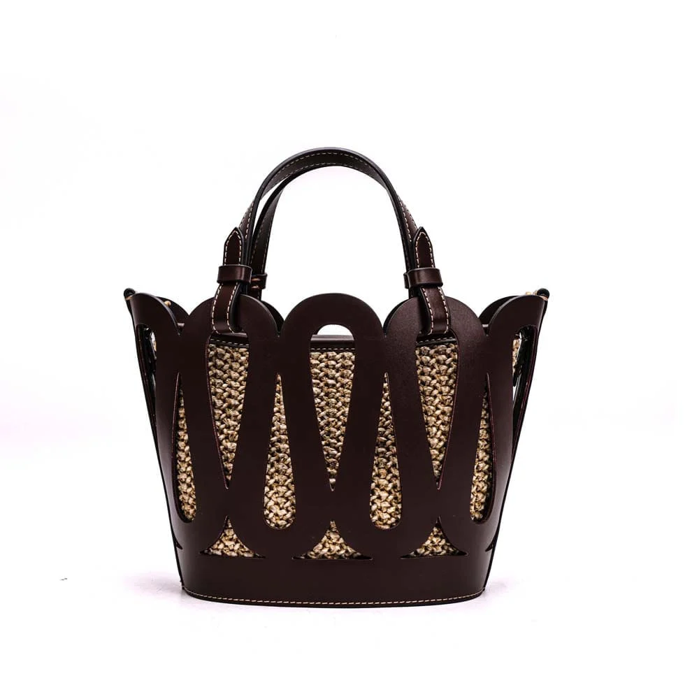 Bolsa Tote Soft Alça De Ombro Marrom Dark Cocoa - vista 5 de 10