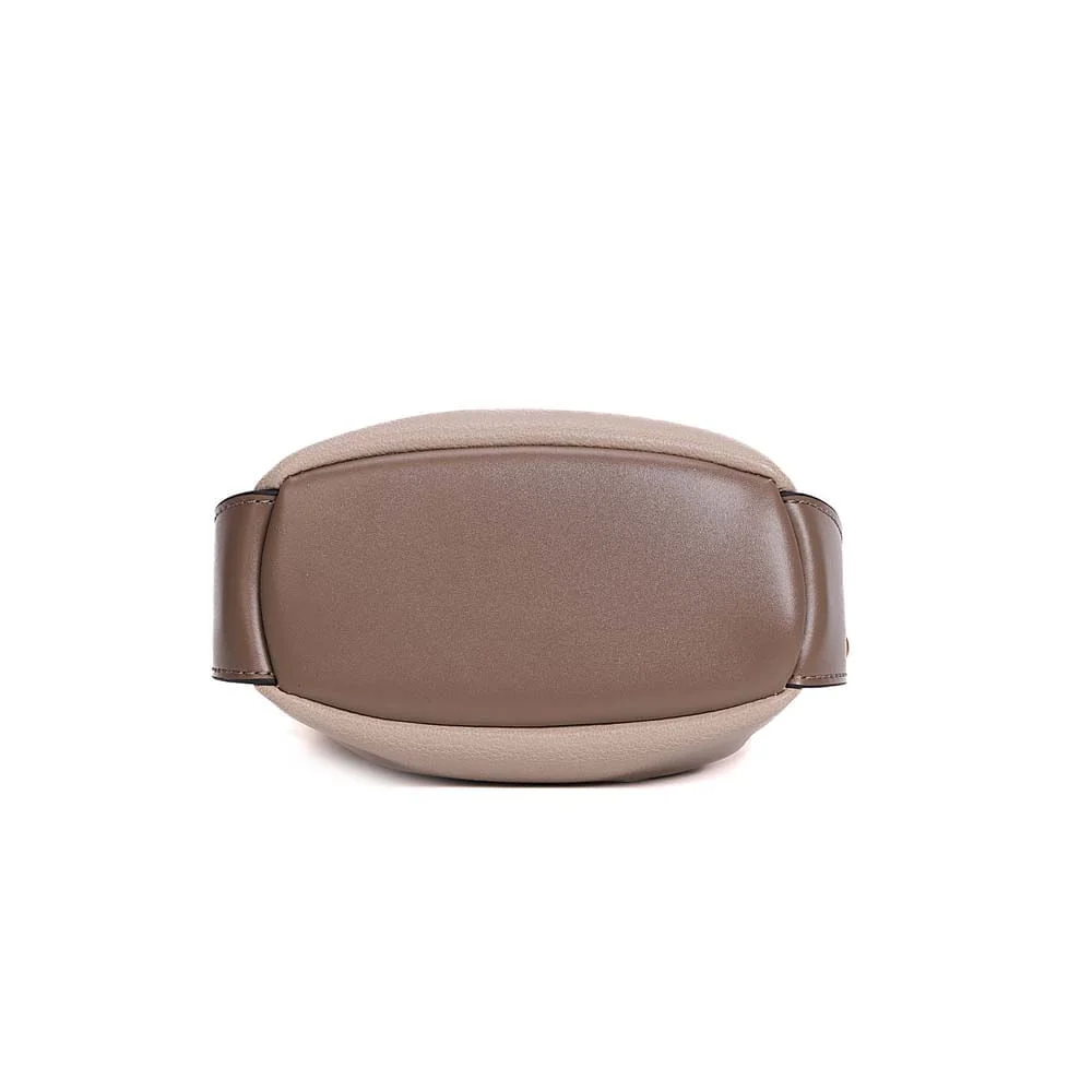 Bolsa Bucket Floater Bege Areia Transversal - vista 8 de 10