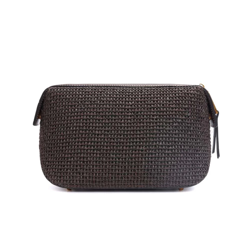 Necessaire Tramado Marrom Dark Cocoa - vista 5 de 7