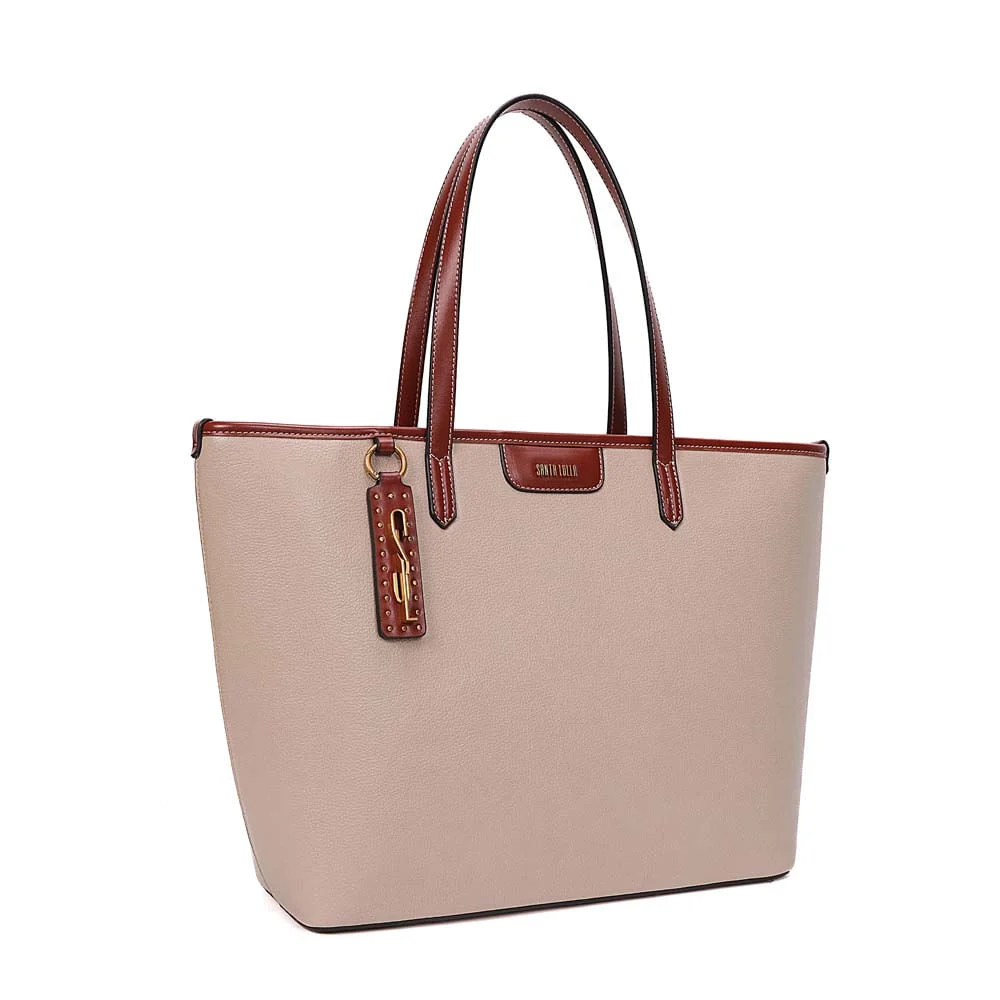 Bolsa Shopper Floater Alça De Ombro Bege Sand - vista 2 de 7