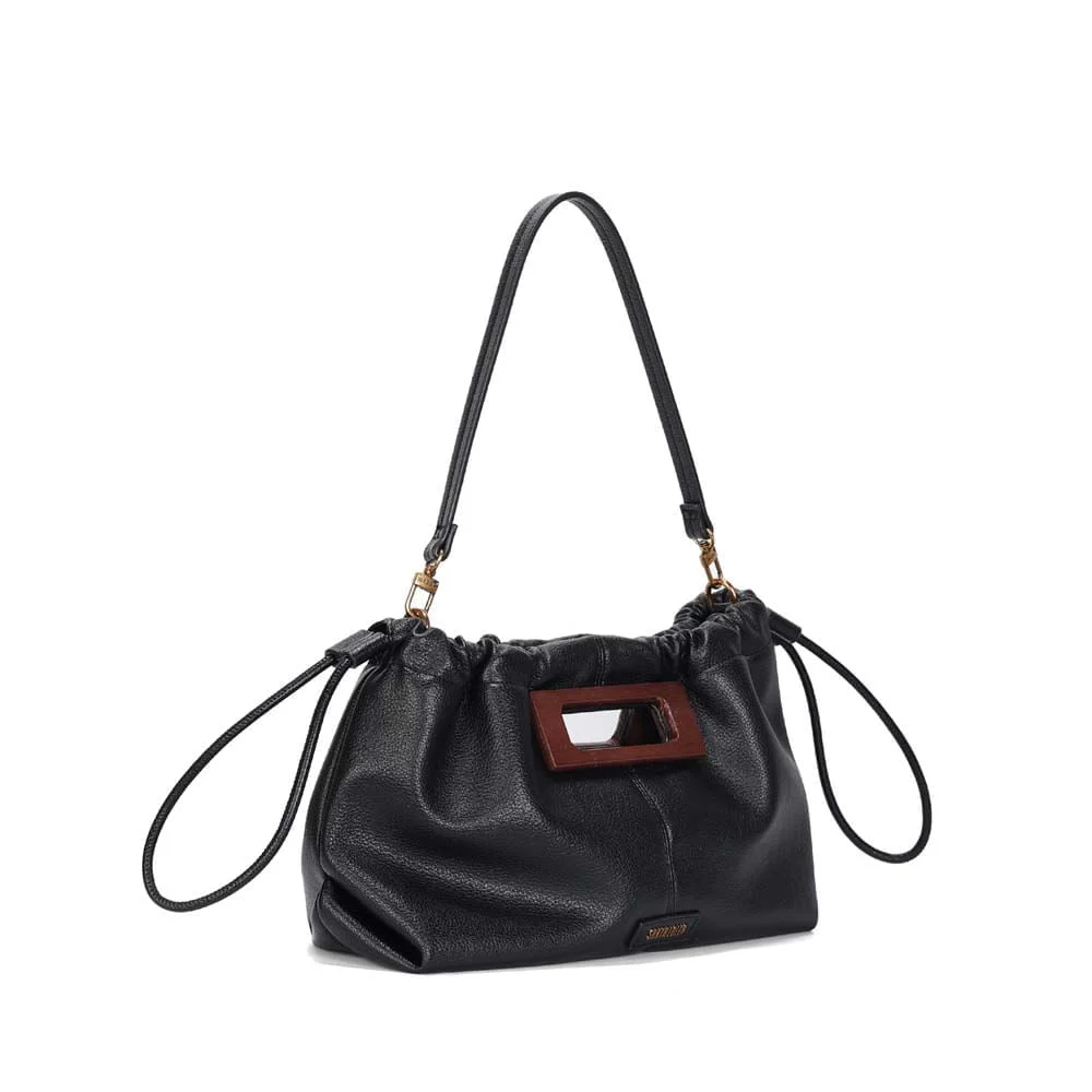 Bolsa Pouch Média Floater Preto Alça De Ombro - vista 3 de 4