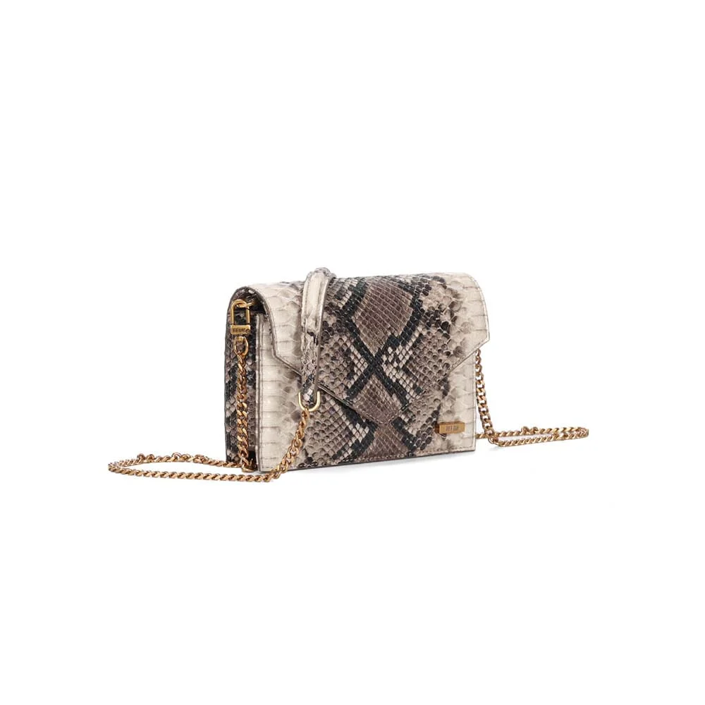 Bolsa Envelope Pequena Animal Print Cobra - vista 2 de 3