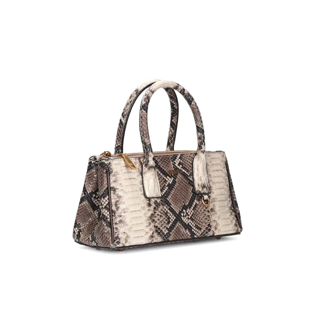 Bolsa Quadrada Pequena Animal Print Cobra Tiracolo - vista 2 de 3