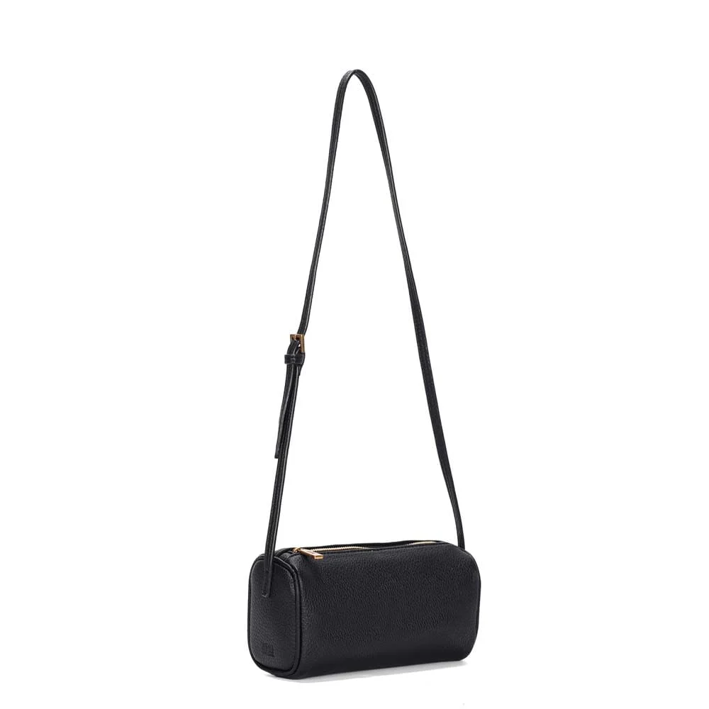 Bolsa Cilindro Pequena Floater Preto Transversal - vista 2 de 3