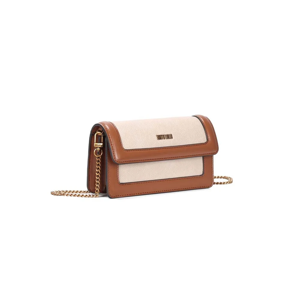 Bolsa Tiracolo Pequena Floater Bege Areia - vista 2 de 3