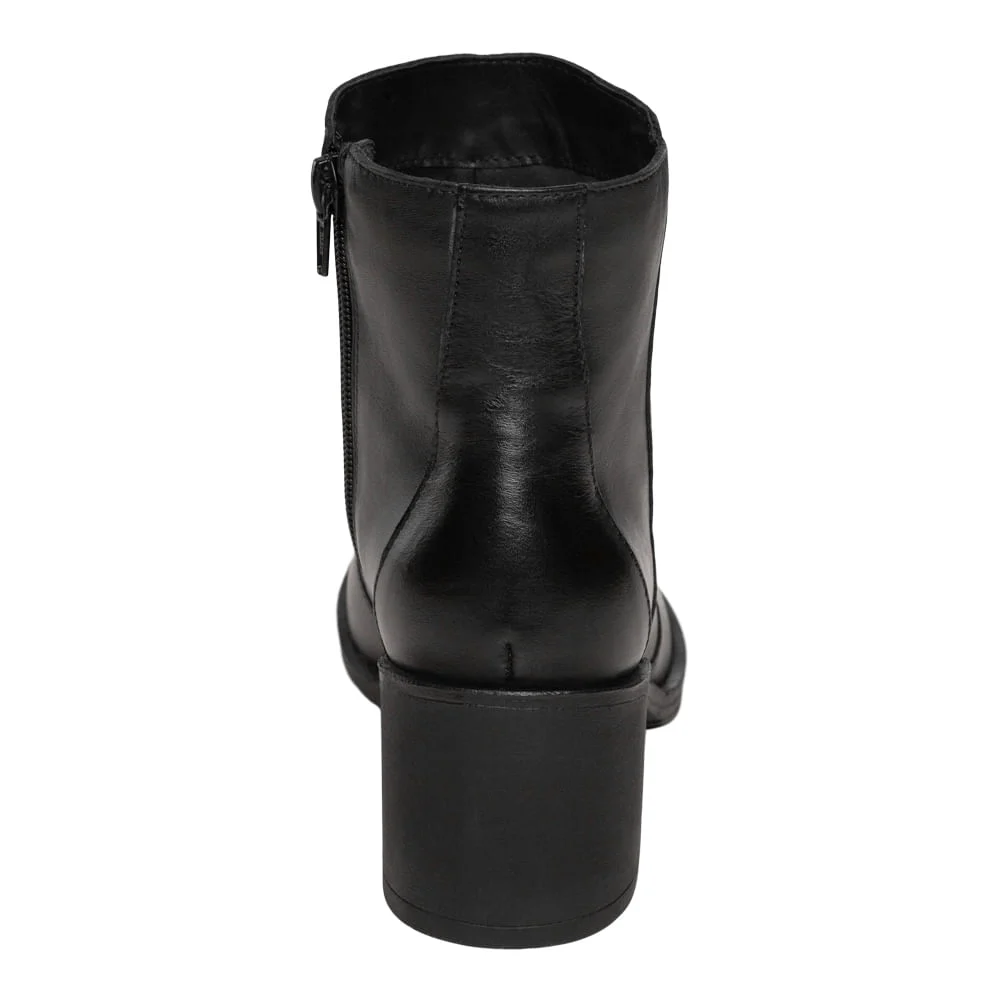 Bota Napa Confort Salto Baixo Preta - vista 4 de 4