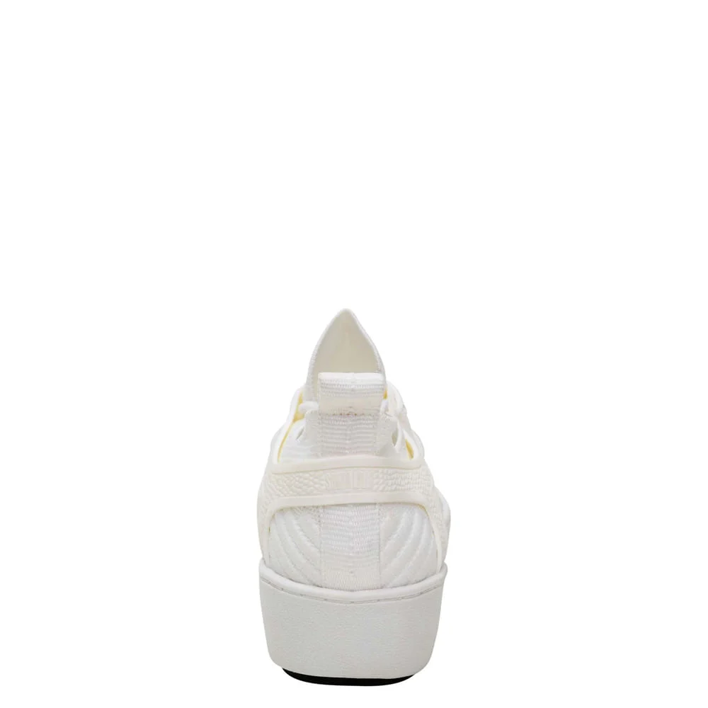 Tênis Knit Sola Alta Branco - vista 3 de 4