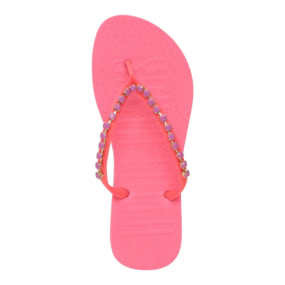 Flip Flop Borracha Rosa Neon - vista 4 de 4