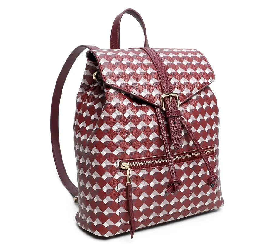 Mochila Risco Cubos Vinho - vista 2 de 4