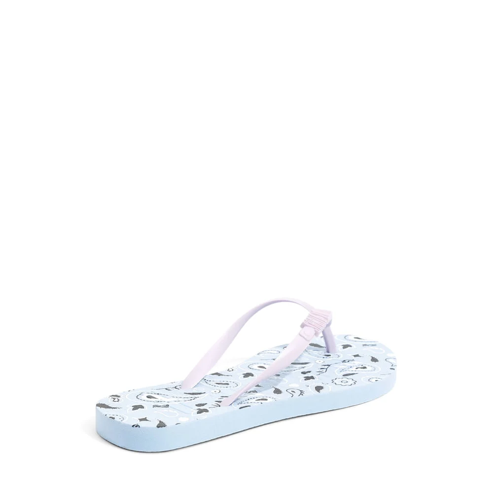 Flip Flop Borracha Bandana Azul - vista 3 de 4