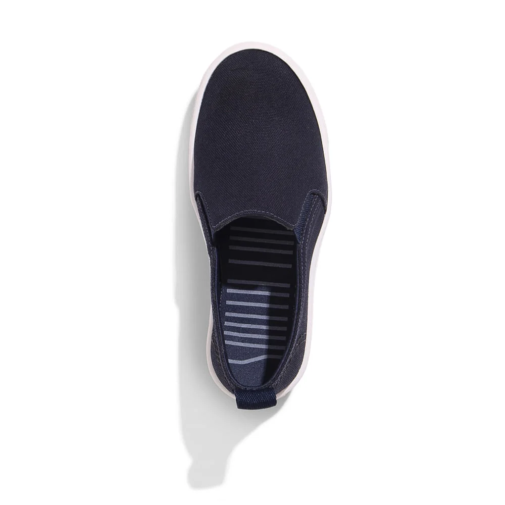 Tênis Slip On Infantil Azul Marinho Lona Deserto - vista 2 de 4