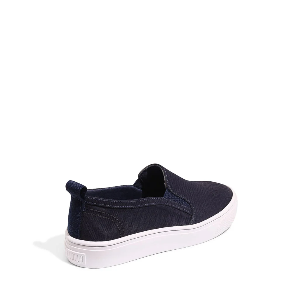 Tênis Slip On Infantil Azul Marinho Lona Deserto - vista 4 de 4