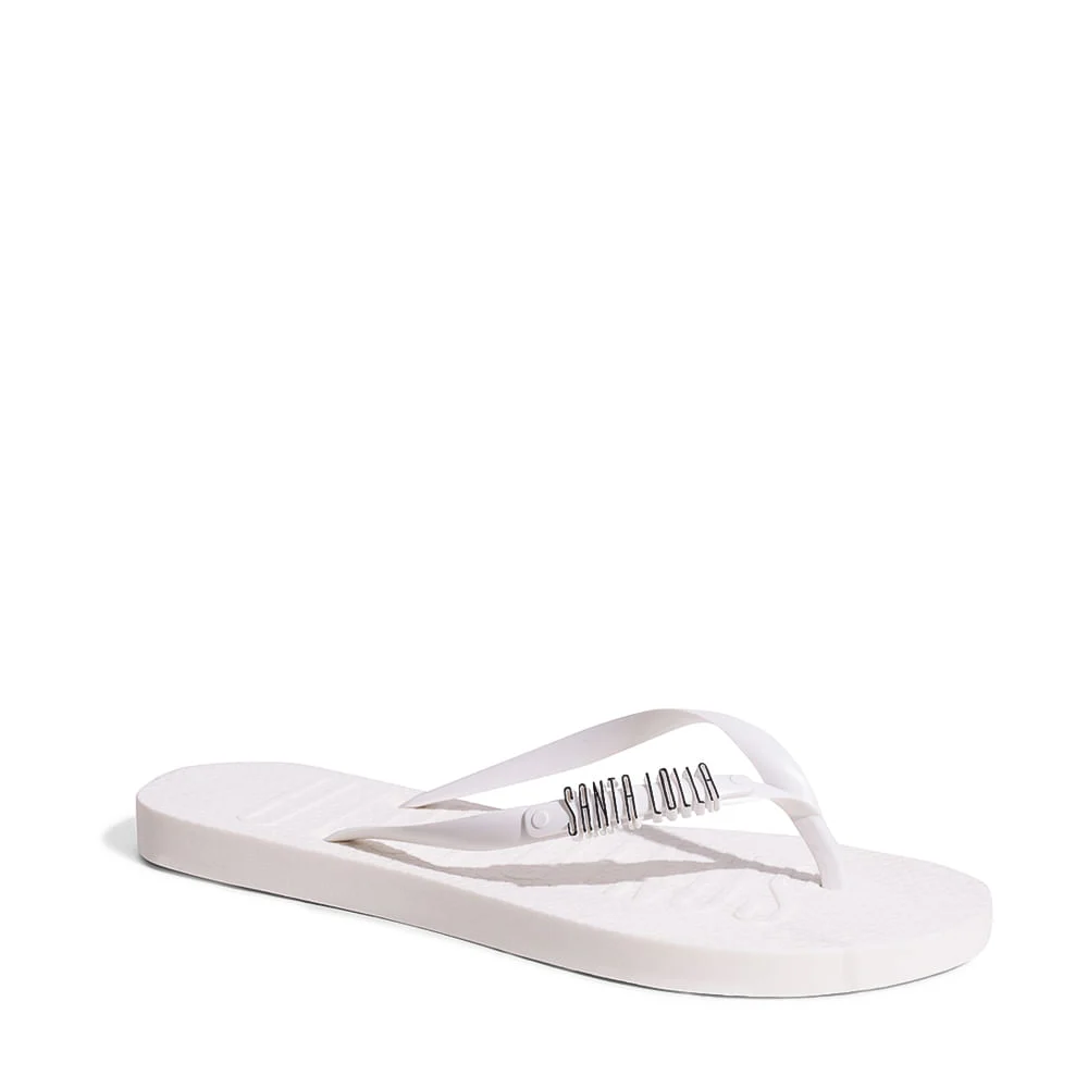 Flip Flop Borracha Branco - vista 3 de 4