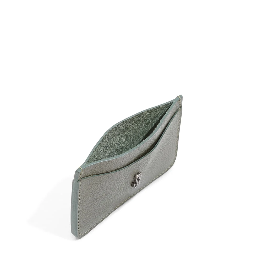 Porta Cartão Couro Floater Verde Militar - vista 4 de 4