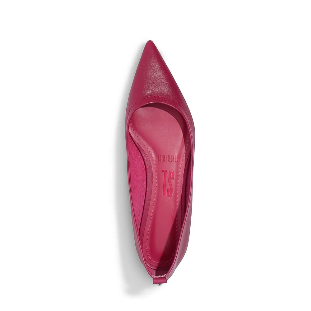 Sapatilha Couro Pelica Premium Hyper Pink - vista 2 de 4