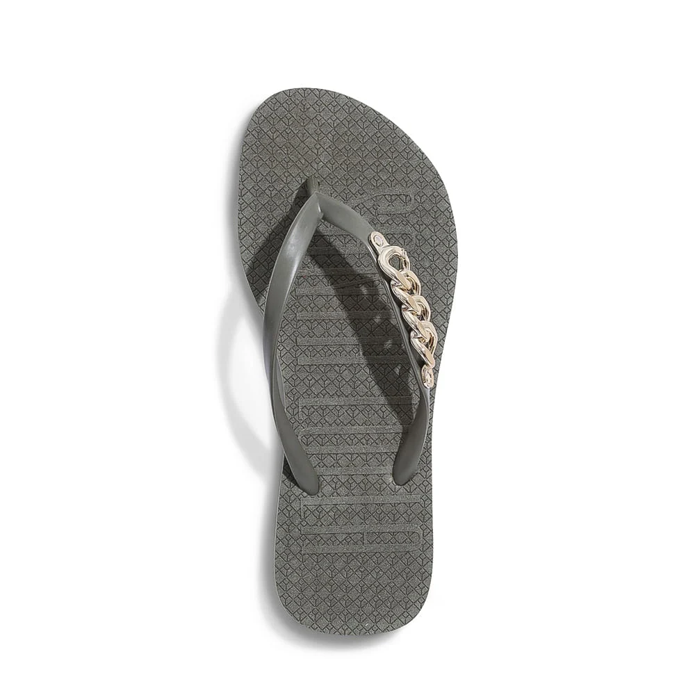 Flip Flop Borracha Verde Militar - vista 2 de 4