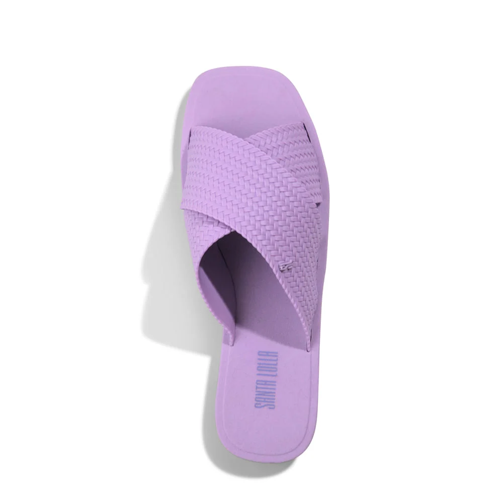 Flip Flop Borracha Roxo Violeta - vista 2 de 4