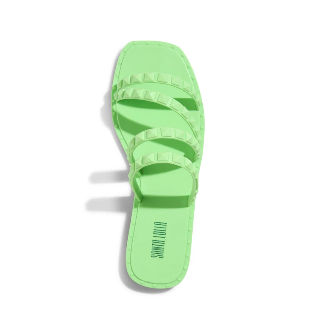 Flip Flop Borracha Verde Menta - vista 2 de 4