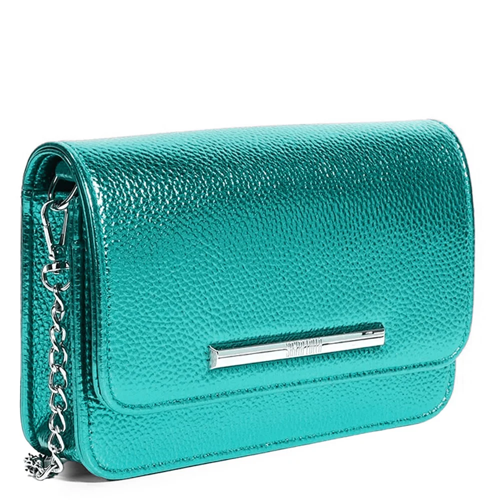 Bolsa Metalizado Verde Savage - vista 3 de 4