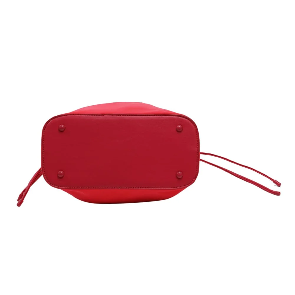 Bolsa Bucket Rosa Nylon Cordão - vista 5 de 6