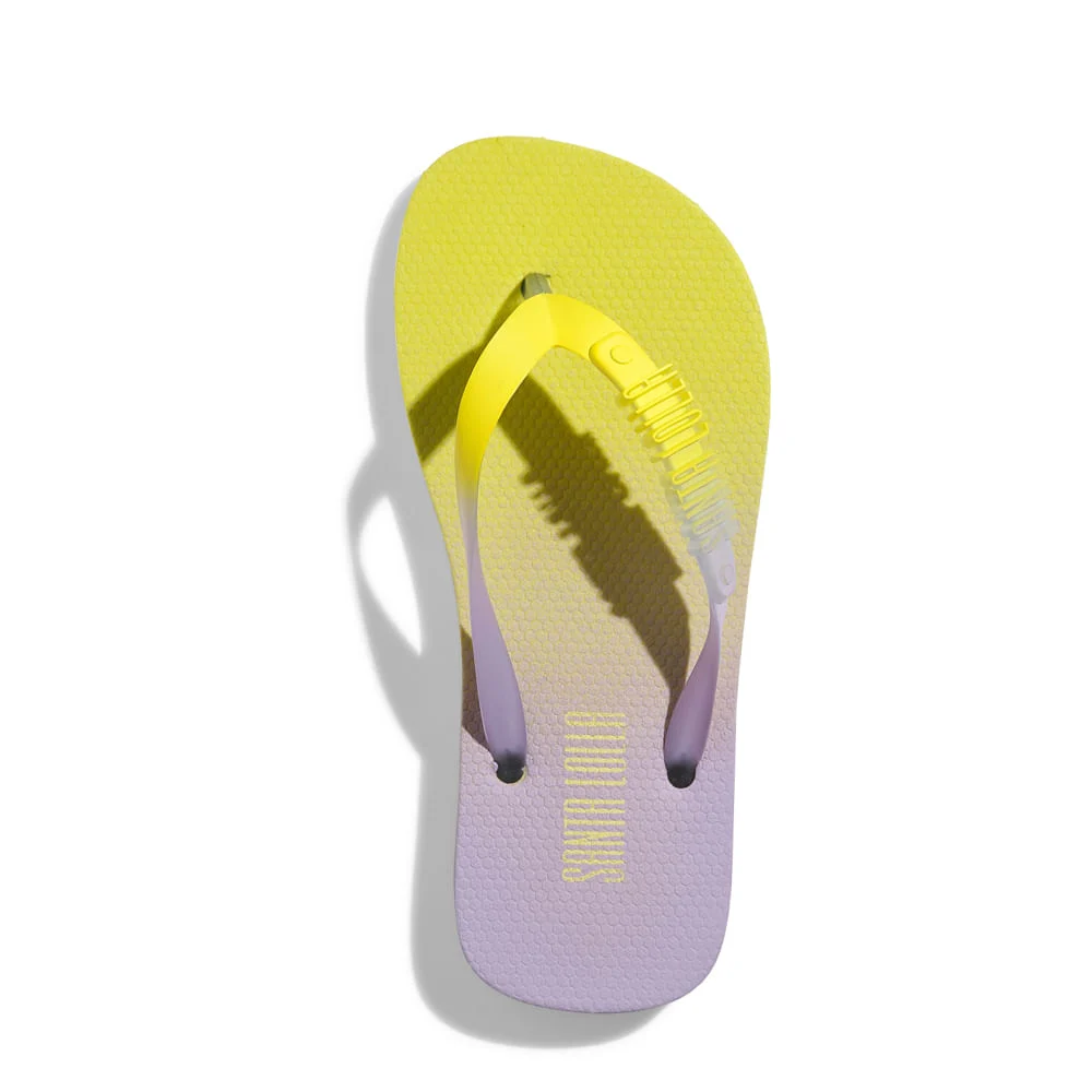 Flip Flop Infantil Limão Borracha Flat - vista 3 de 4