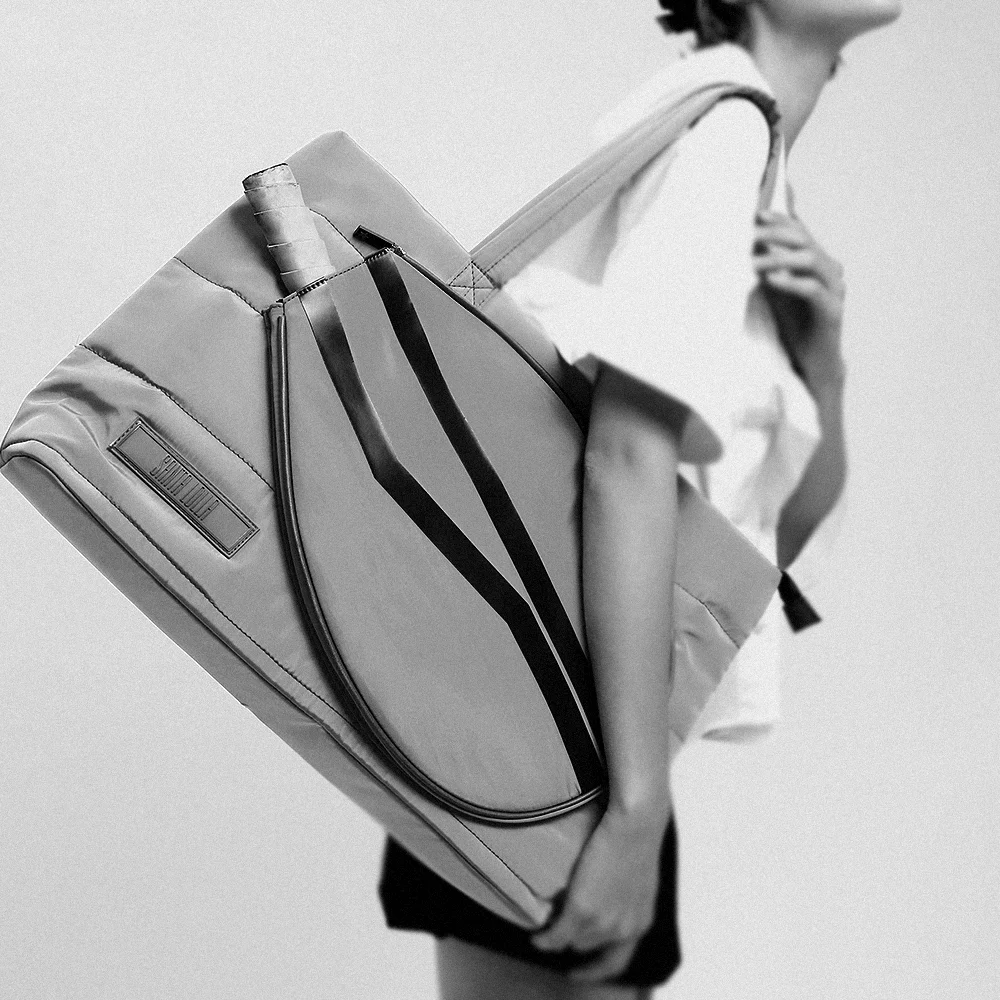 Bolsa Para Beach Tennis de Nylon Verde Neon - vista 2 de 4