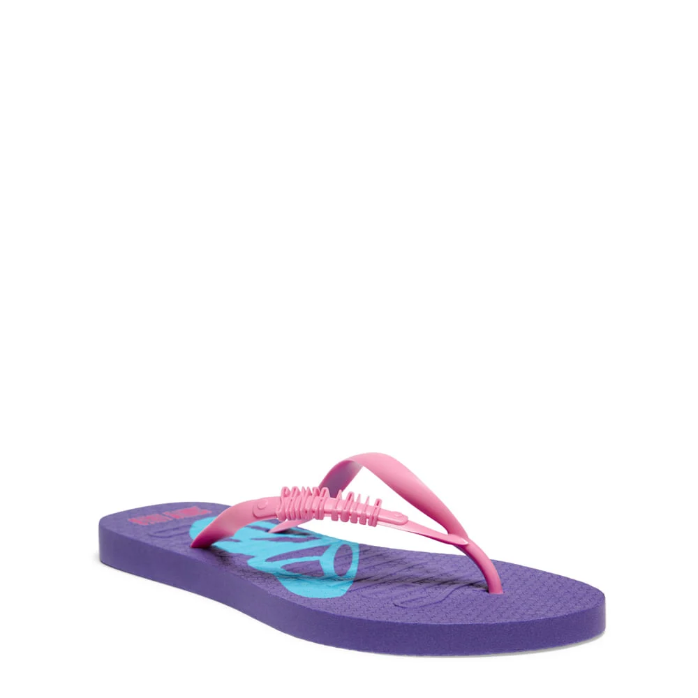 Flip Flop Borracha Roxo Elétrico - vista 3 de 5