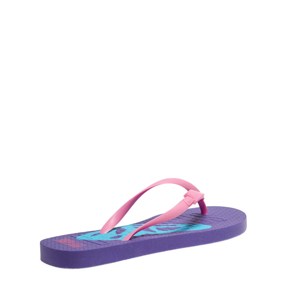 Flip Flop Borracha Roxo Elétrico - vista 4 de 5
