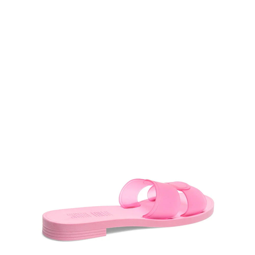 Rasteira Borracha Rosa Chiclete - vista 4 de 4
