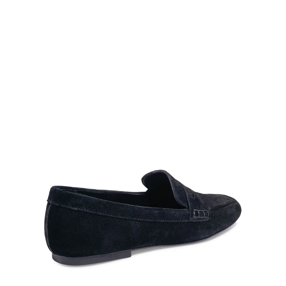 Sapato Mocassim Preto Camurça Bico Quadrado - vista 4 de 4