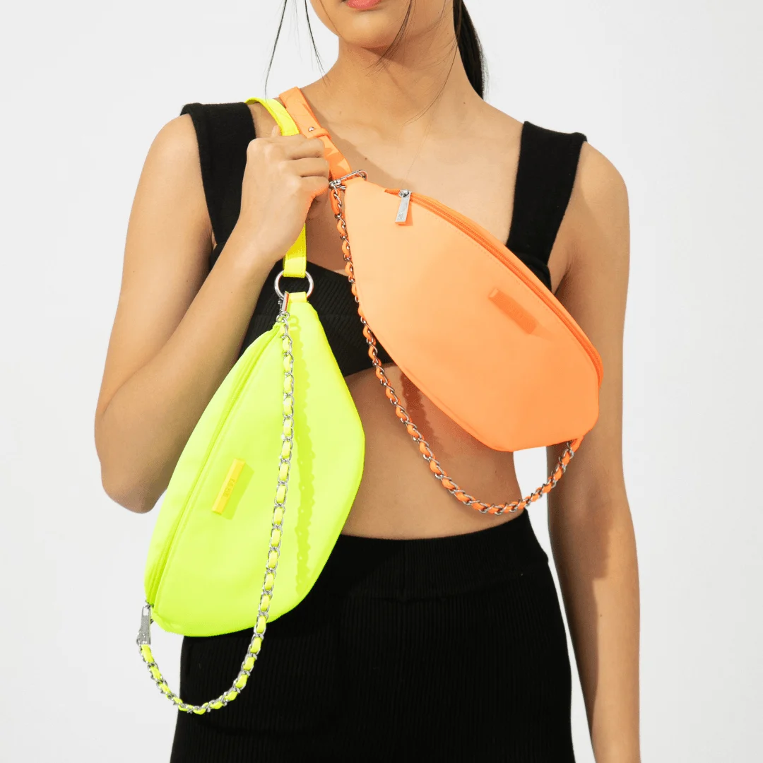 Bolsa Pochete Verde Nylon Corrente - vista 3 de 6