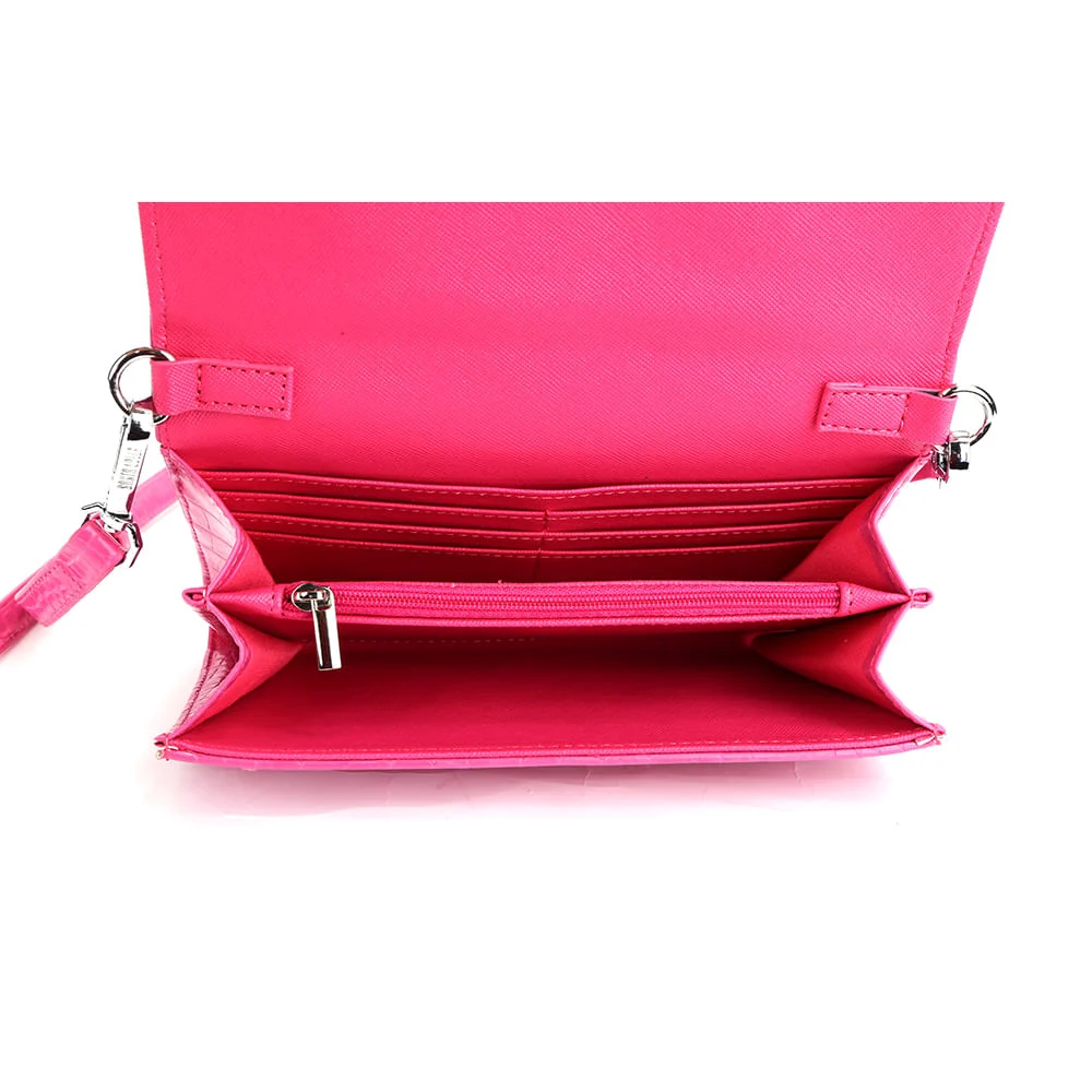 Bolsa Material Croco Pink - vista 5 de 5