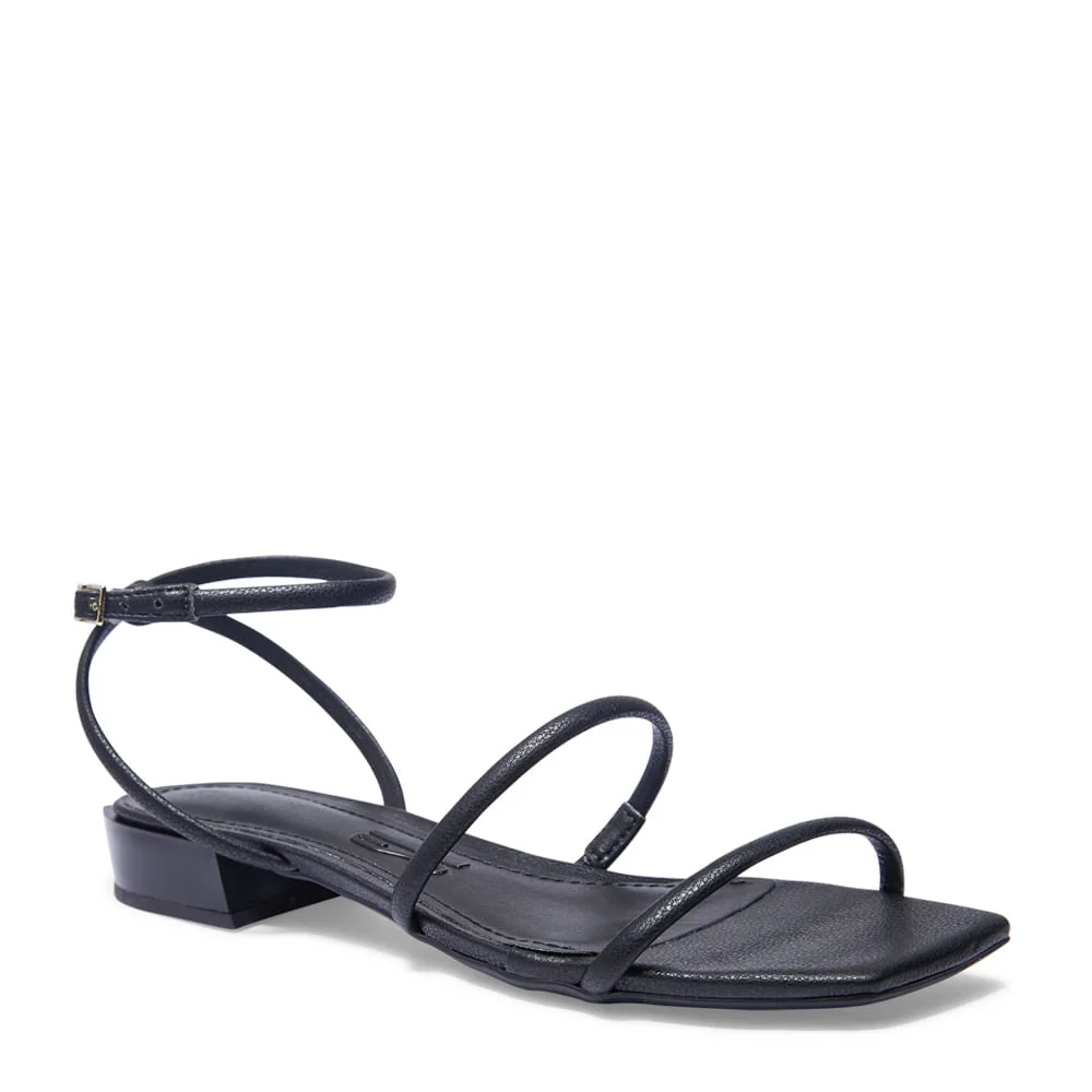 Sandália Rasteira Floater Lux Preto - vista 3 de 4