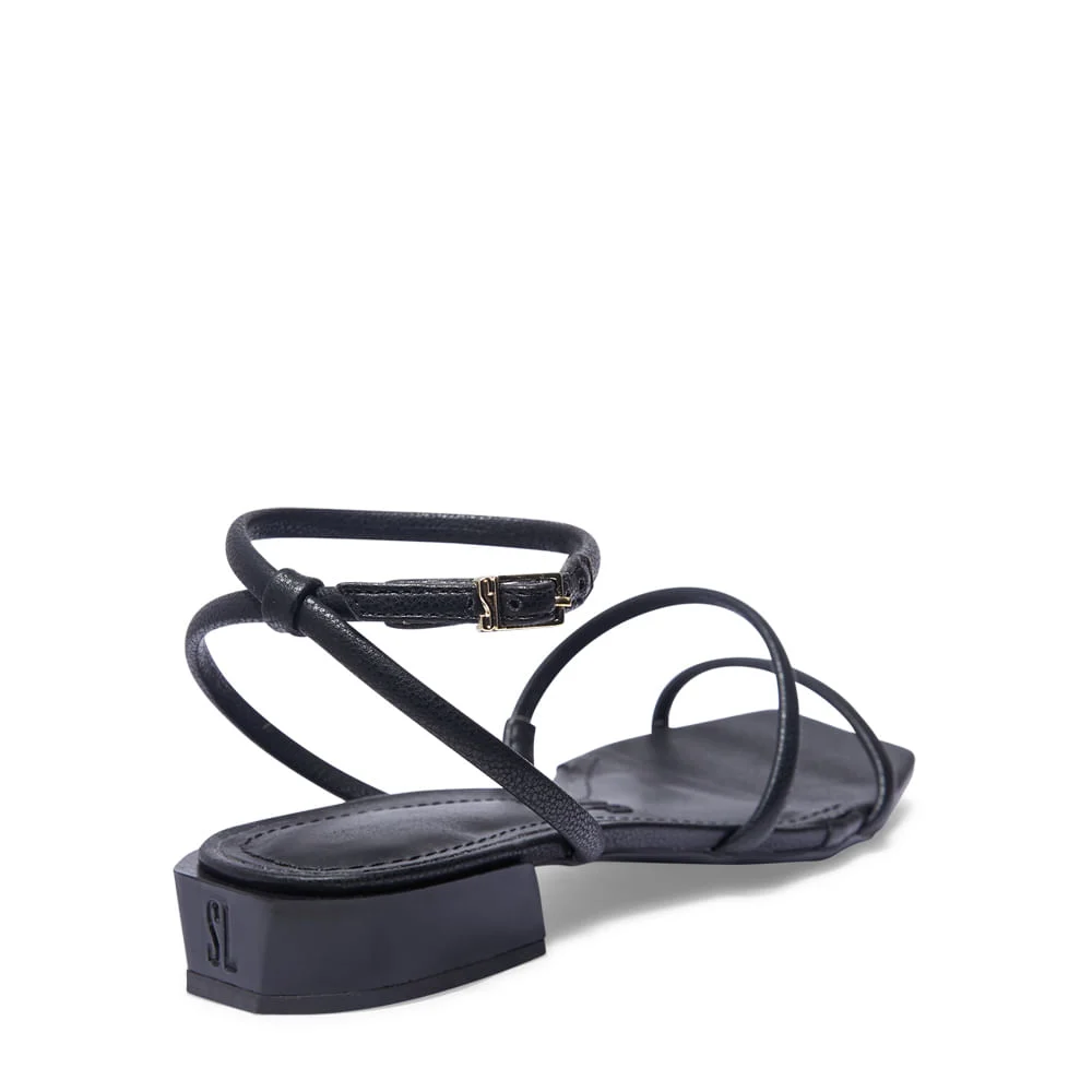 Sandália Rasteira Floater Lux Preto - vista 4 de 4