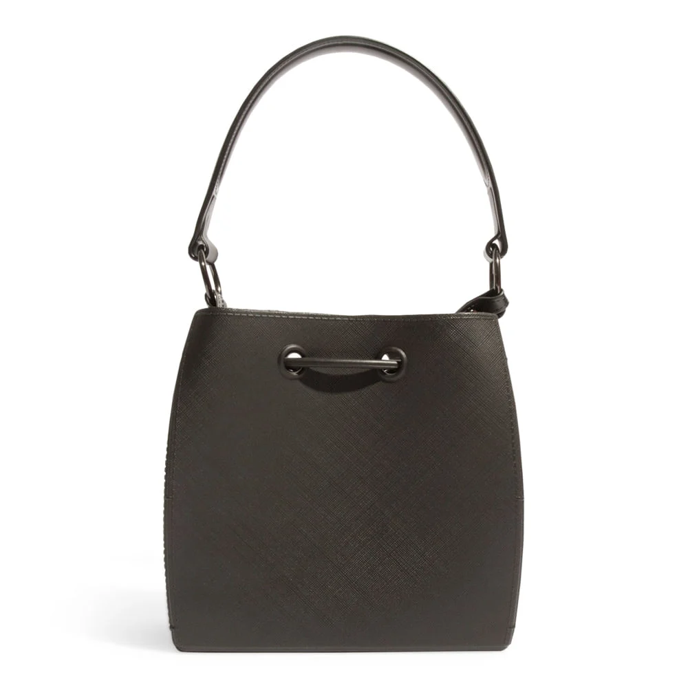 Bolsa Bucket Preta Borracha Barbicacho - vista 4 de 4