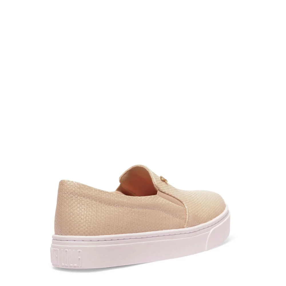 Tênis Slip On Palha Bege Natural - vista 4 de 4