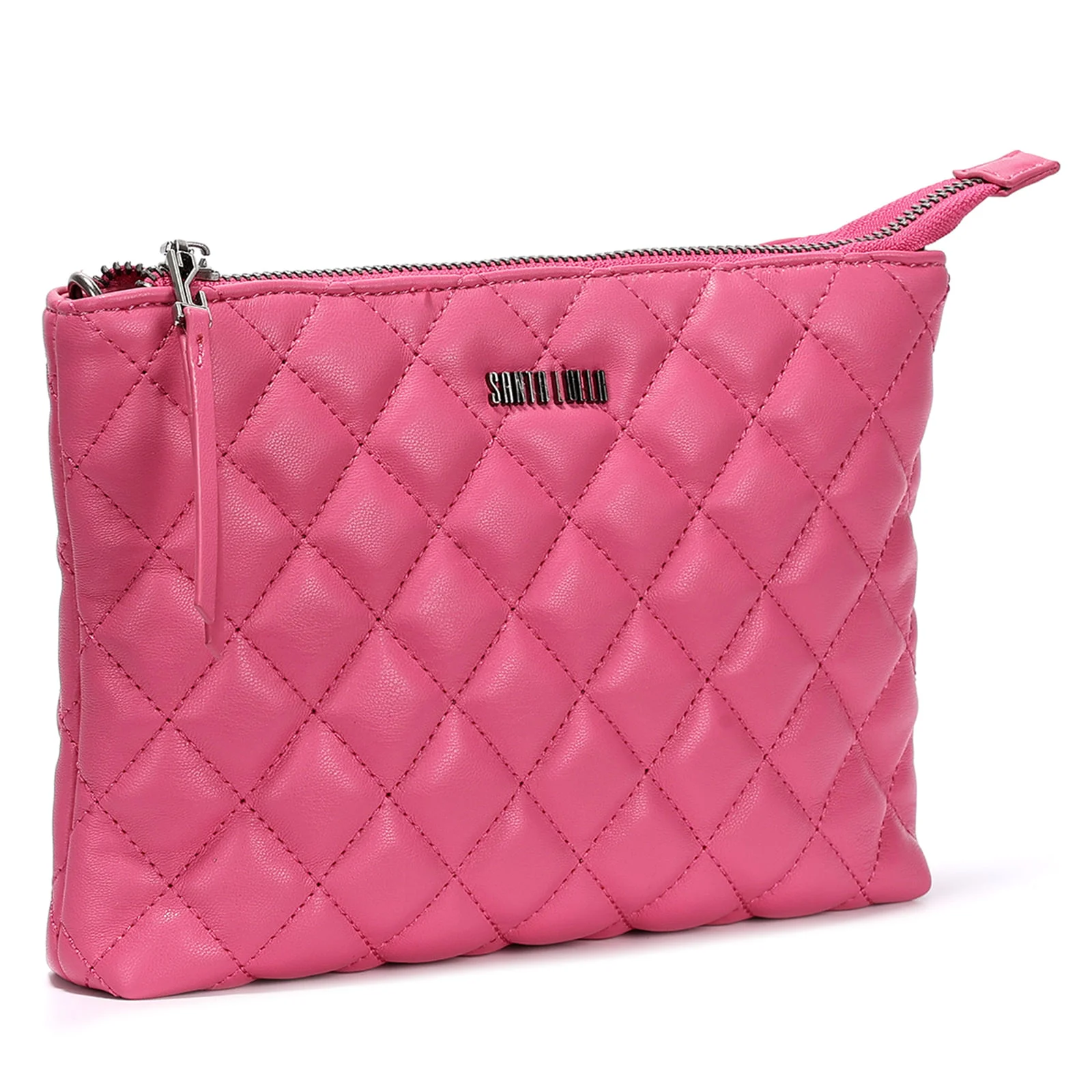 Bolsa Transversal Rosa Matelassê Pequena - vista 2 de 3