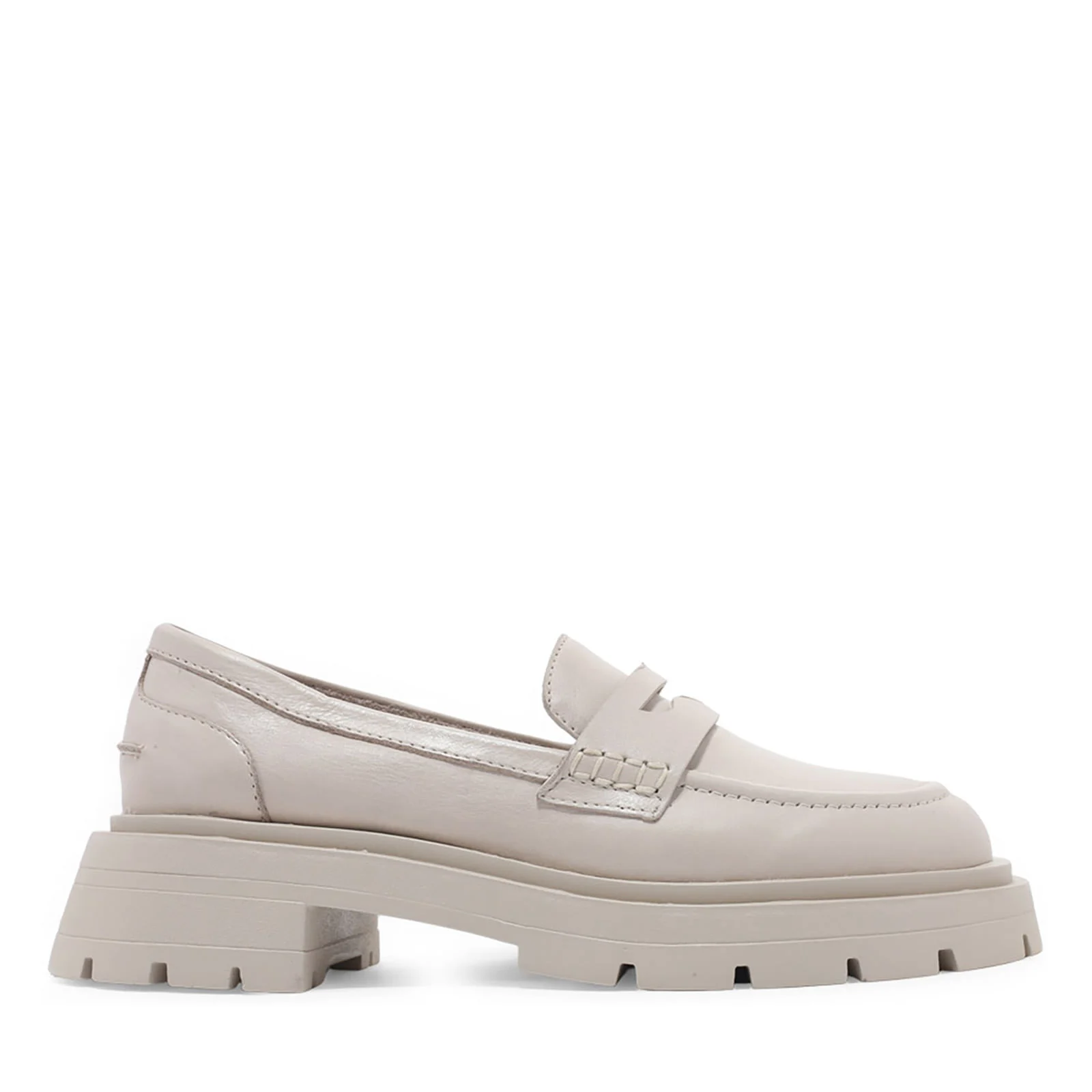Mocassim Tratorado Nobre Soft Branco Gelo - vista 1 de 4