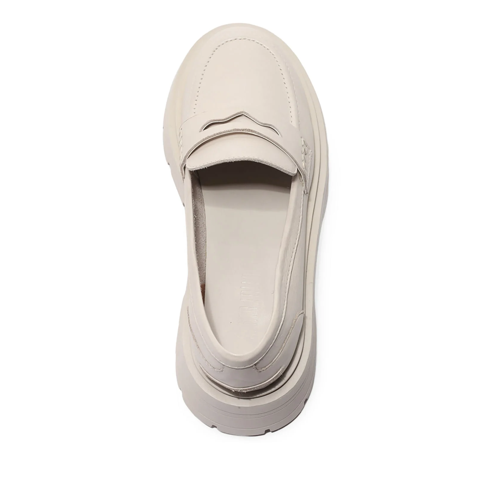 Mocassim Tratorado Nobre Soft Branco Gelo - vista 4 de 4