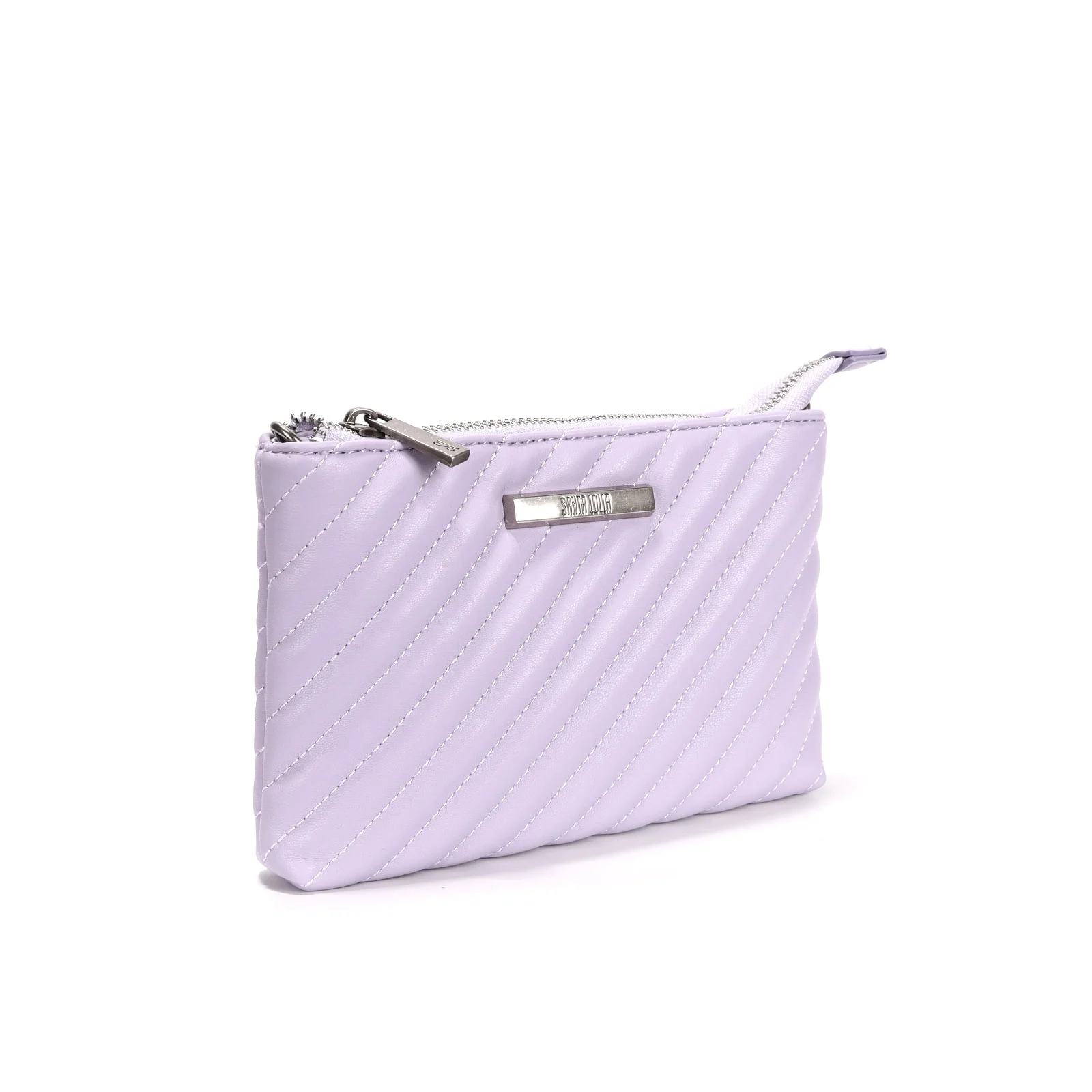 Bolsa Transversal Roxa Matelassê Pequena - vista 2 de 3