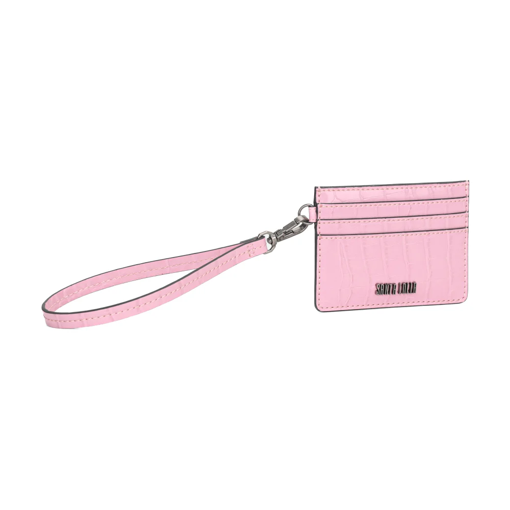 Porta Cartão Rosa Croco - vista 2 de 4