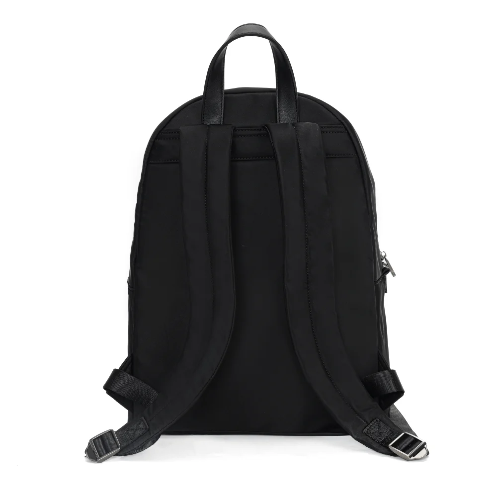 Mochila Grande Nylon Preta - vista 6 de 7