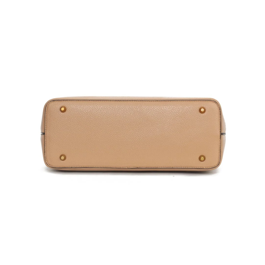 Bolsa Tote Caramelo Alça Dupla Transversal - vista 6 de 7