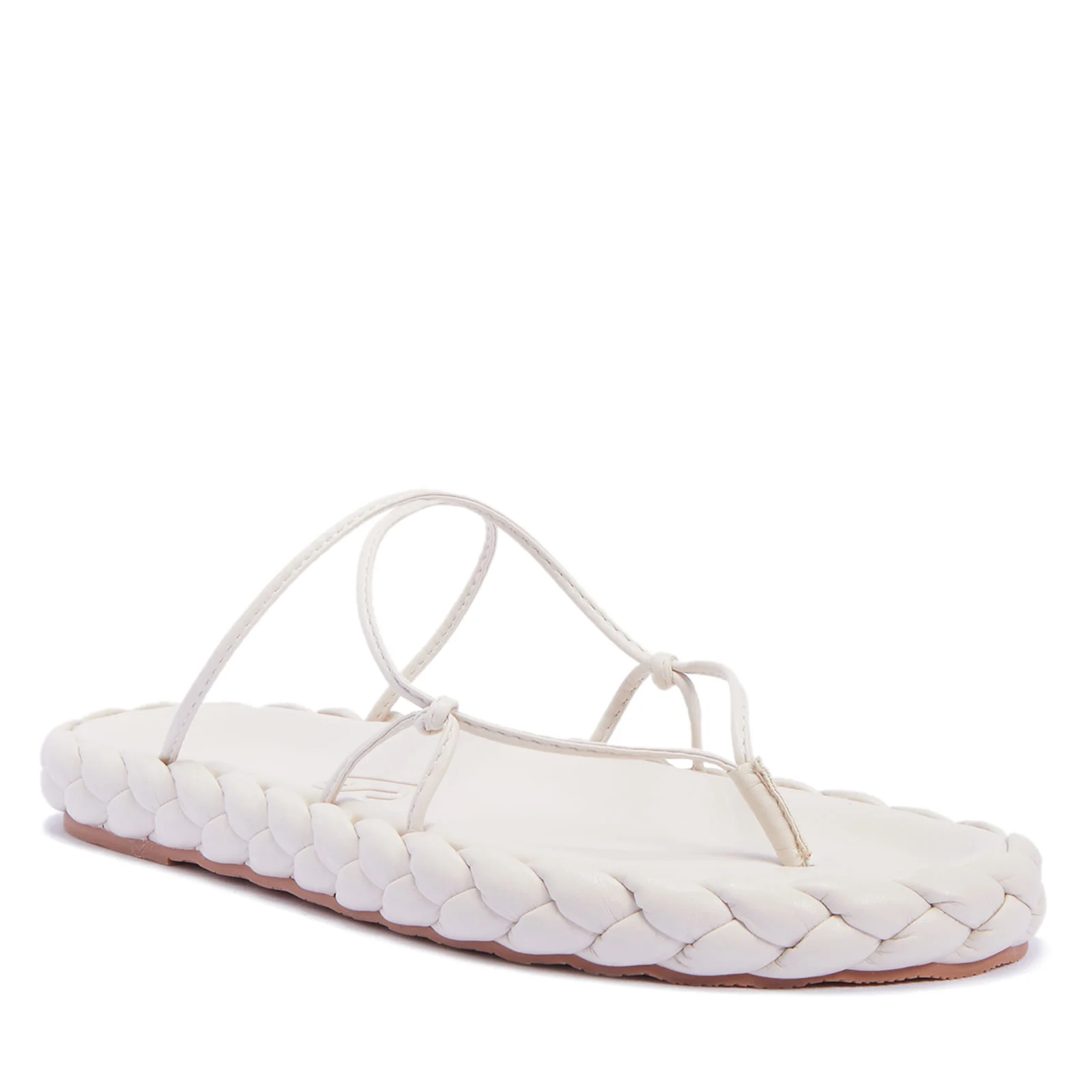 Papete Off White Tiras Cordão - vista 2 de 5