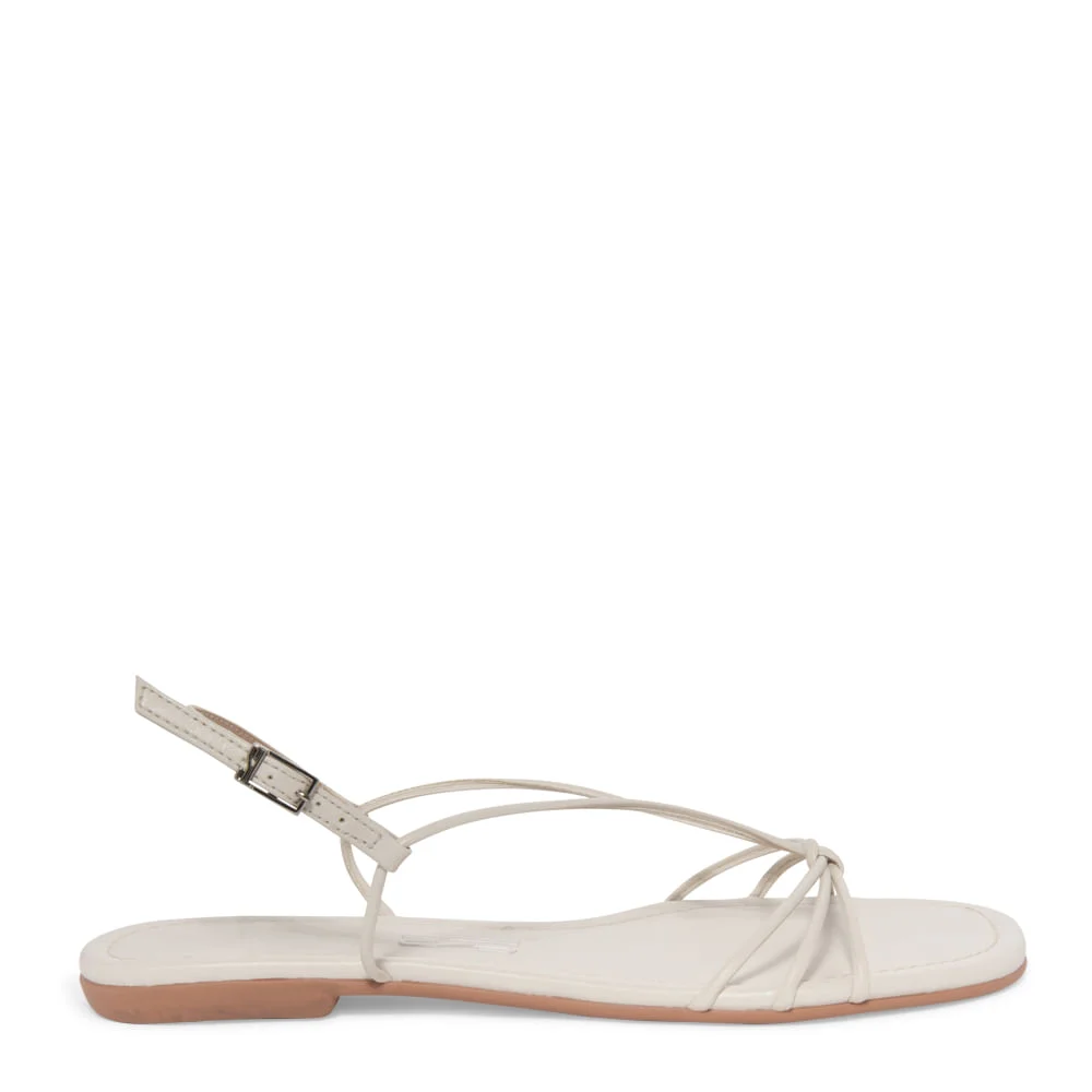 Sandália Rasteira Napa Soft Off White - vista 1 de 4